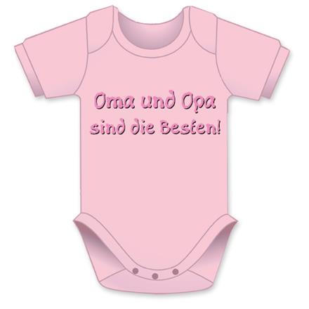 Oma und Opa rosa Body