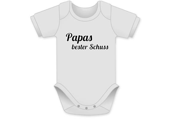 Papas bester Schuss Body - Grösse 74/80