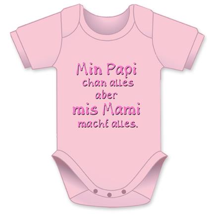 Papi chan Mami macht rosa Body