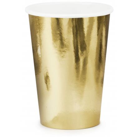 Pappbecher gold