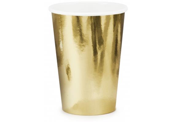 Pappbecher gold