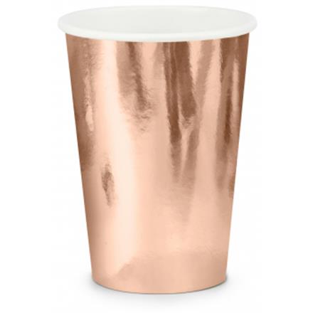 Pappbecher roségold