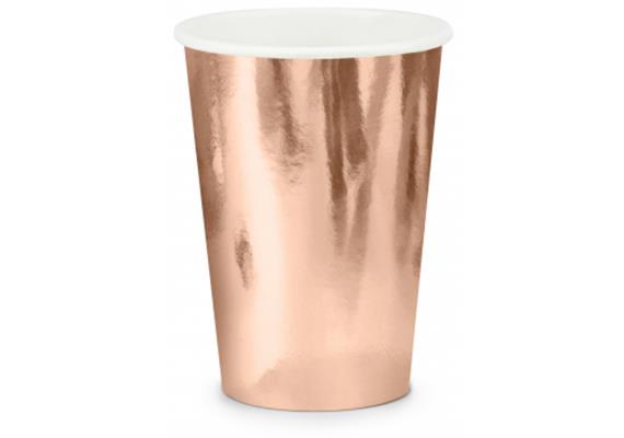 Pappbecher roségold