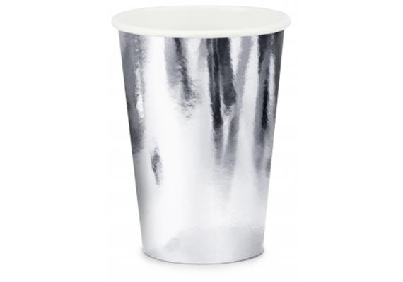 Pappbecher silber
