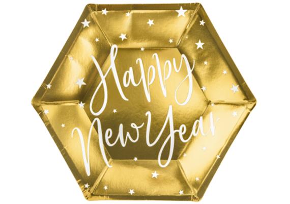 Pappteller New Year
