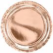 Pappteller rund roségold | Bild 1