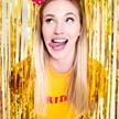 Partyvorhang Lametta gold | Bild 2