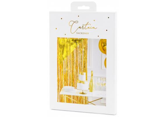 Partyvorhang Lametta gold | Bild 1