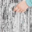 Partyvorhang Lametta silber | Bild 2