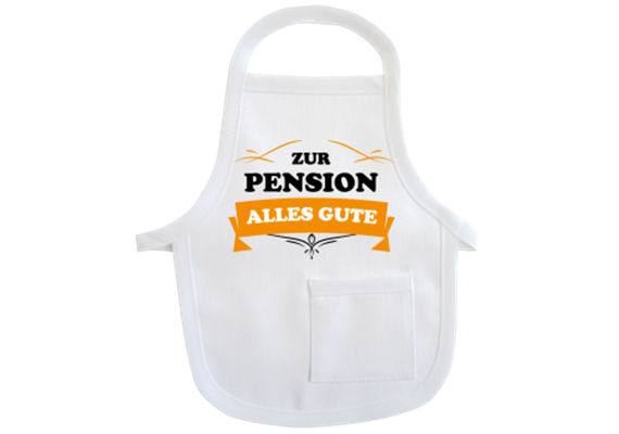 Pensionierung Mini-Schürze