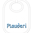Plauderi Babylatz - Textilfarbe hellblau | Bild 1