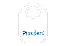 Plauderi Babylatz - Textilfarbe hellblau