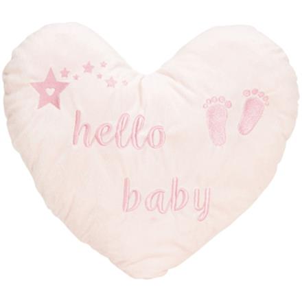 Plüschherz Hello Baby rosa (30 cm)