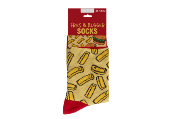 Pommes Burger Socken (36/42)