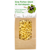Portion Glück Schwein Pasta