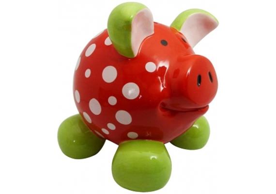 Punkte Mini-Sparschwein