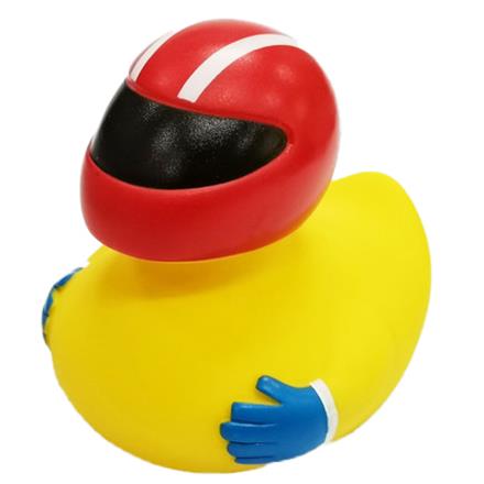 Rennfahrer Helm Badeente