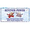 Rente Metallschild Rentnerpower