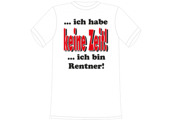 Rentner Zeit T-Shirt - L