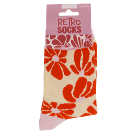 Retro Flowers Socken (36/42)
