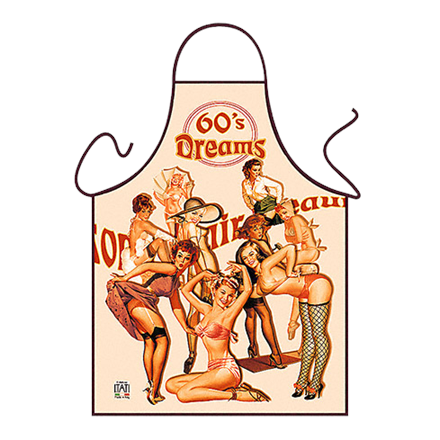 Retro Frauen Schürze