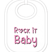 Rock it Baby Babylatz - Textilfarbe rosa | Bild 1