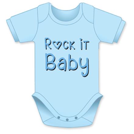 Rock it Baby hellblau Body