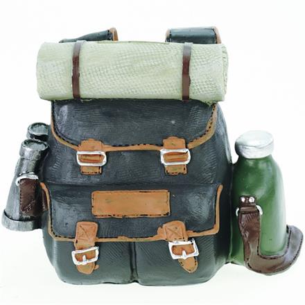 Rucksack grau Wanderkasse