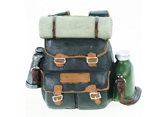 Rucksack grau Wanderkasse