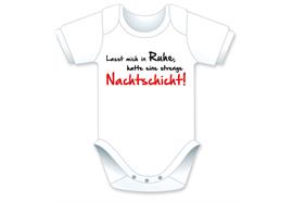 Ruhe Nachtschicht Body - Grösse 74/80
