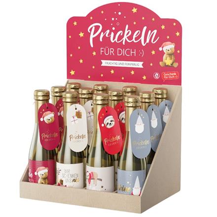 Schaumwein HAPPY XMAS (Display)