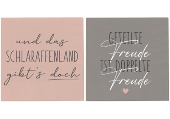 Schlaraffenland Servietten (2 sort.)