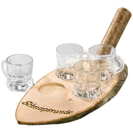 Schnapsbrett (4 Gläser)