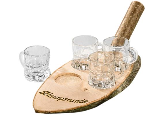 Schnapsbrett (4 Gläser)