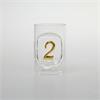 Schnapsglas Zahl 2