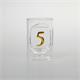 Schnapsglas Zahl 5