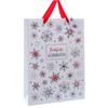 Schneeflocke Geschenktasche (M)