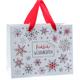 Schneeflocke Geschenktasche (quer)