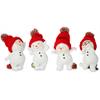 Schneemann Witzig rot (10,5 cm)
