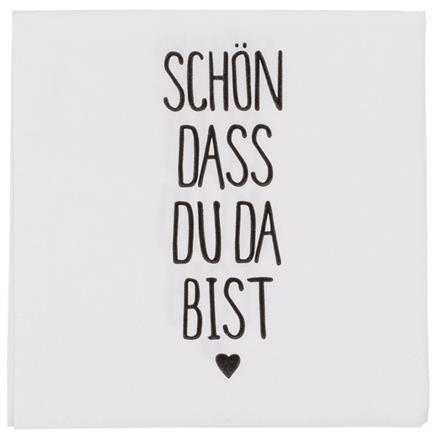 Schön da bist Servietten