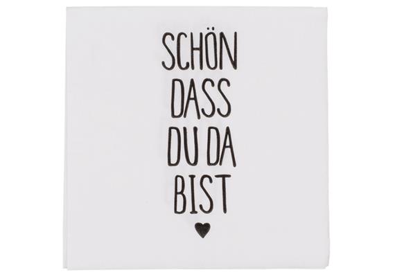 Schön da bist Servietten
