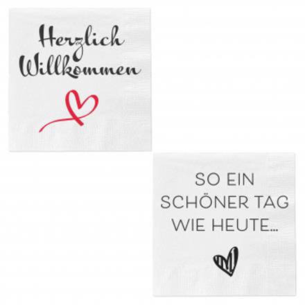 Schöner Tag Servietten (2 sort.)