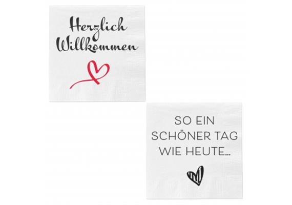 Schöner Tag Servietten (2 sort.)