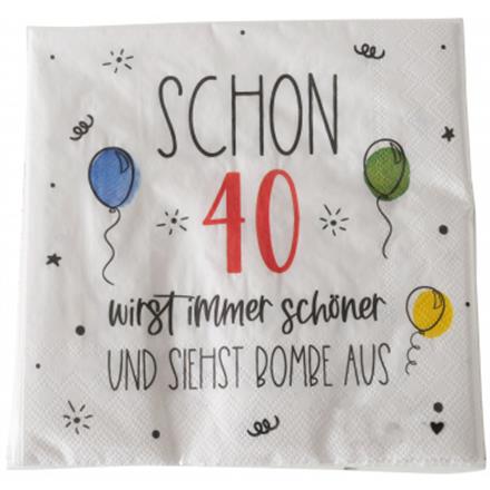 Schon 40 Serviette