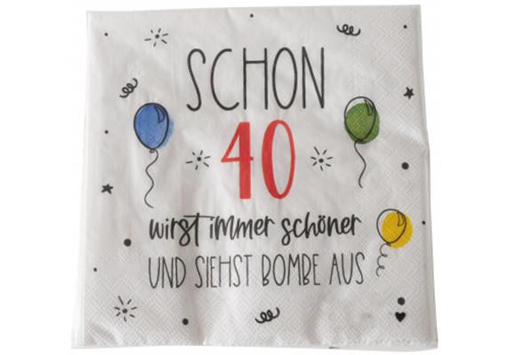 Schon 40 Serviette