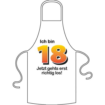 Schürze 18. Geburtstag Jetzt gehts los