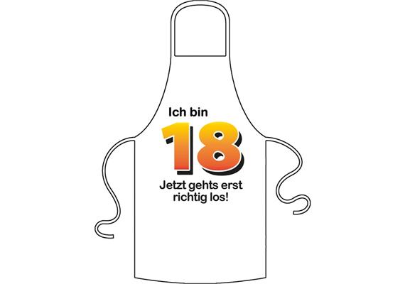 Schürze 18. Geburtstag Jetzt gehts los