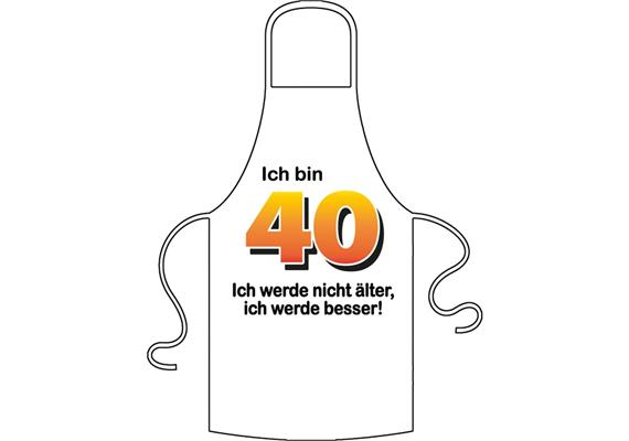 Schürze 40. Geburtstag älter besser