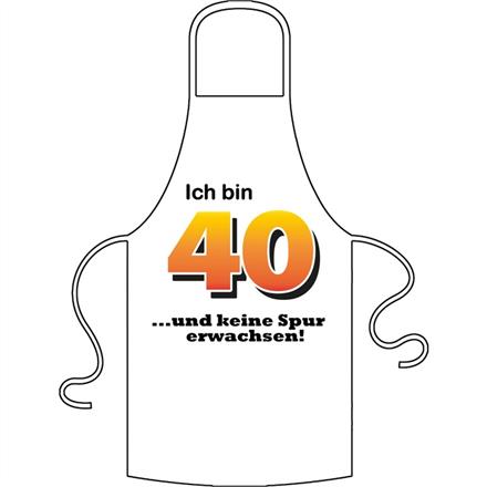 Schürze 40. Geburtstag Erwachsen