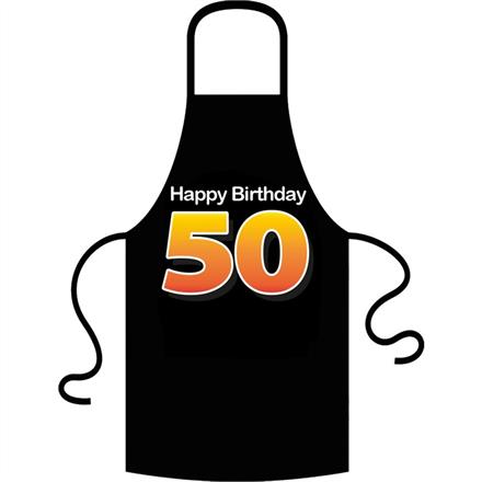 Schürze 50. Geburtstag Happy Birthday